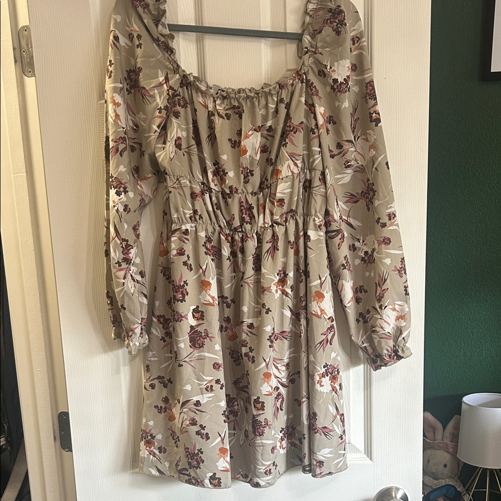 SHEIN Floral Print Women's Dress Large